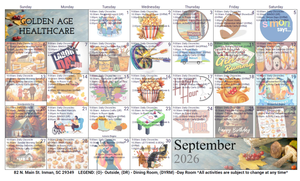 August Calendar
